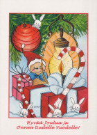 Happy New Year Christmas Vintage Postcard CPSM #PBM461.GB - Año Nuevo