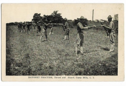 CAMP MILLS (USA NY LI) Bayonet Practise, Thrust And Guard Ed. Simon - Long Island