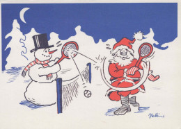 Happy New Year Christmas GNOME Vintage Postcard CPSM #PBA909.GB - Nieuwjaar