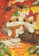 Happy New Year Christmas BEAR Vintage Postcard CPSM #PAU730.GB - Neujahr