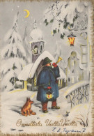 Happy New Year Christmas CHILDREN Vintage Postcard CPSM #PAU057.GB - Nieuwjaar