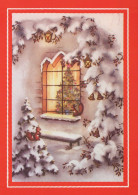 Happy New Year Christmas Vintage Postcard CPSM #PAU123.GB - Nieuwjaar