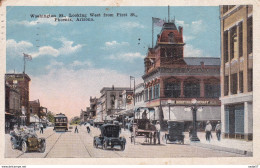 USA Washington Str Phoenix Arizona Tram Old Cars 1917 - Strassenbahnen