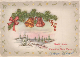 Happy New Year Christmas BELL Vintage Postcard CPSM #PAT441.GB - Neujahr