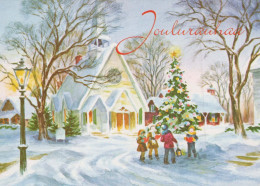 Happy New Year Christmas Vintage Postcard CPSM #PAT005.GB - Nieuwjaar