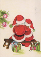 SANTA CLAUS CHILDREN CHRISTMAS Holidays Vintage Postcard CPSM #PAK294.GB - Kerstman