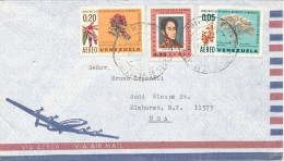 Venezuela Air Mail Cover Sent To USA 1961 - Venezuela