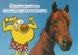 CAVALLO Animale Vintage Cartolina CPSM #PBR872.IT - Chevaux