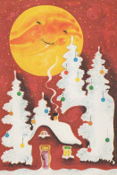 Buon Anno Natale CANDELA Vintage Cartolina CPSM #PBN608.IT - Año Nuevo