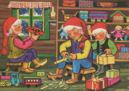 Buon Anno Natale GNOME Vintage Cartolina CPSM #PBL974.IT - Nieuwjaar