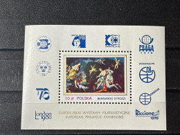 Polska European Philatélique Exhibition Bloc MNH - Briefmarkenausstellungen