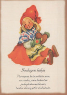 Buon Anno Natale BAMBINO Vintage Cartolina CPSM #PAW544.IT - Neujahr