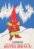 Buon Anno Natale GNOME Vintage Cartolina CPSM #PAU470.IT - Nouvel An