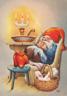 BABBO NATALE Natale Vintage Cartolina CPSM #PAK073.IT - Kerstman