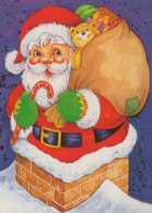 BABBO NATALE Natale Vintage Cartolina CPSMPF #PAJ390.IT - Santa Claus