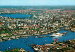 72892543 Hamburg Panorama Vom Hafen Richtung Stadt Hamburg - Andere & Zonder Classificatie