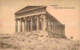 72892444 Girgenti Agrigento Tempio Della Concordia   - Autres & Non Classés