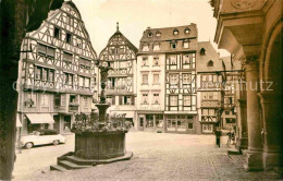 72892260 Bernkastel-Kues Altstadt Marktplatz Brunnen Fachwerkhaeuser Bernkastel- - Bernkastel-Kues