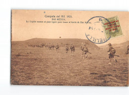 X1769 CAMPANA DEL RIF. 1921 RAS MEDUA  - POSTMARK MELILLA - Altre Guerre