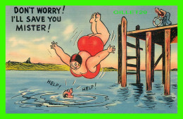 HUMOUR, COMIC - DON'T WORRY ! I'LL SAVE YOU MISTER ! - TRAVEL IN 1940 - - Humour