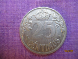 Spain Kingdom: 25 Centavos 1925 - 25 Centesimi
