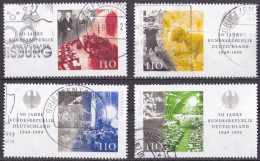 BRD 1999 Mi. Nr. 2051-2054 O/used (BRD1-6) - Oblitérés