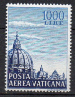 1953 Vaticano Aerea Cupola N. 23 Integro MNH** Sassone 97,5 € - Aéreo