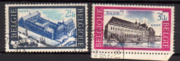 Belgique 1964 Restauration Abbaye Dominicaine à Gand  COB 1304- 1305 - Used Stamps