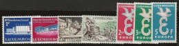Luxembourg  .  Y&T   .    7 Timbres  .   **    .    Neuf Avec Gomme Et SANS Charnière - Unused Stamps