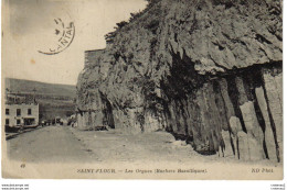 15 SAINT FLOUR N°49 Les Orgues Rochers Basaltiques Attelage à Gauche ND Photo 1918 - Saint Flour