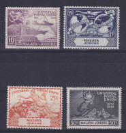 Malaya - Johore: 1949   U.P.U.     MH - Johore