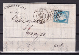 D 809 / CERES N° 60 SUR LETTRE - 1871-1875 Cérès