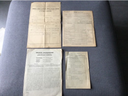 Papiers WW2 Mutuelle Allemande Et Réquisition - Historische Dokumente