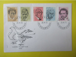 Marcophilie - Enveloppe - Helvetia - Portraits / Effigie 1972 - Poststempel