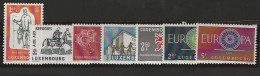 Luxembourg  .  Y&T   .    7 Timbres    .   **    .    Neuf Avec Gomme Et SANS Charnière - Unused Stamps