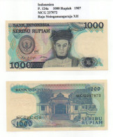 Indonesien  P.124a  1000 Rupiah 1987 UNC - Indonesia