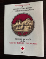 France 1967 - Carnet Croix Rouge Neuf** YT2016 - Cruz Roja