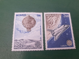 TIMBRES  MONACO  ANNEE  1983    N  1365  /  1366        NEUFS  LUXE** - Nuevos