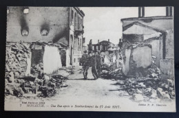 #21  Macedonia , Bitola , Monastir  Une Rue Aprés Le Bombardement - Macedonia Del Norte