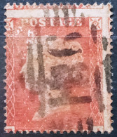 INGLATERRA - IVERT Nº 8 USADO - LA REINA VICTORIA - EL DE LA FOTO - Used Stamps