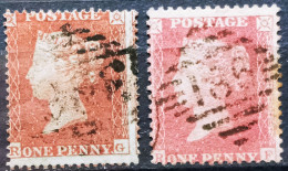 INGLATERRA - IVERT Nº 8 + Nº 14 USADOS - LA REINA VICTORIA - LOS DE LA FOTO - Used Stamps