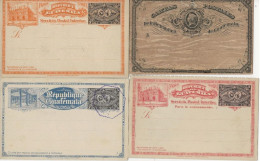 GUATEMALA  -LOT DE 7 ENTIERS POSTAUX -1880-1900 - Guatemala