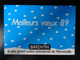 Barentin Centre Commercial De Normandie Voeux De 1989 Carte Moderne Publicitaire - Barentin