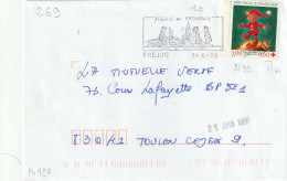 FLAMME  PERMANENTE     /  N°  3199       83 - FREJUS   -  VAR - Maschinenstempel (Werbestempel)