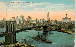 73955766 NEW_YORK_City_USA Brooklyn Bridge And New York Sky Line - Other & Unclassified