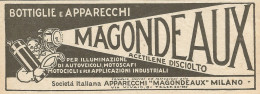 MAGONDE AUX Acetilene Disciolto - Pubblicità 1925 - Advertising - Werbung