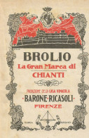 W5280 BROLIO La Gran Marca Di Chianti - Pubblicità 1927 - Publicit - Pubblicitari