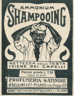 Ammonium SHAMPOOING - Pubblicità 1917 - Advertising - Pubblicitari