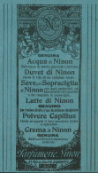 Profumerie NINON - Pubblicità 1917 - Pubblicitari