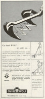 Outils WOLF - Pubblicità 1961 - Advertising - Advertising